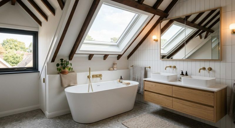 Attic Bathroom Remodeling in South Portland, ME