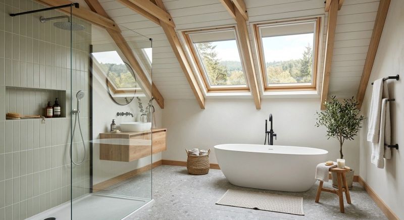 Attic Bathroom Remodeling in Fairfield County, CT