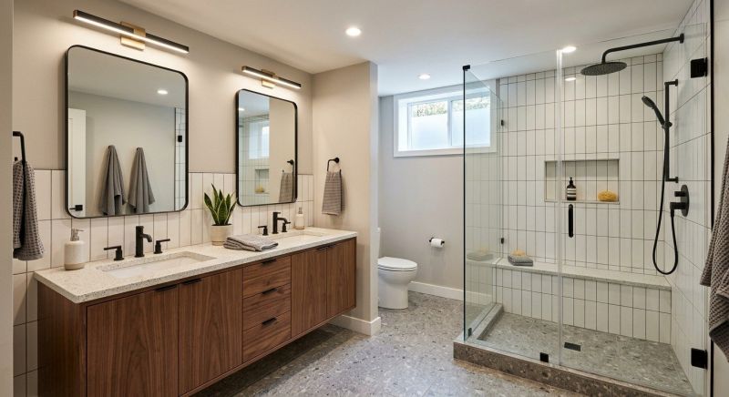 Basement Bathroom Remodeling in Doylestown, PA