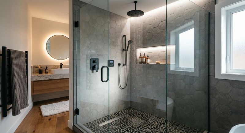 Granite Shower Installation in Doylestown, PA
