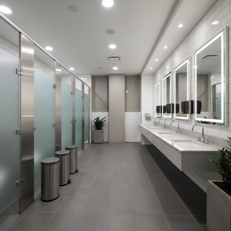 Industrial Bathroom Renovation in West Palm Beach, FL