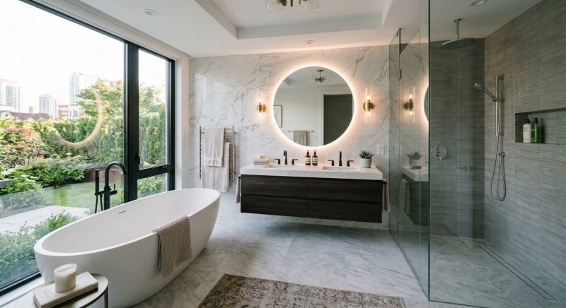 Luxury Bathroom Installation in South Portland, ME