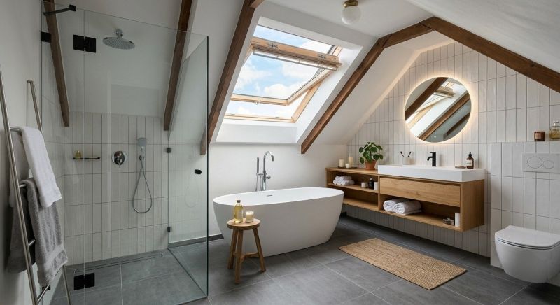 Attic Bathroom Remodeling in Fairfield County, CT